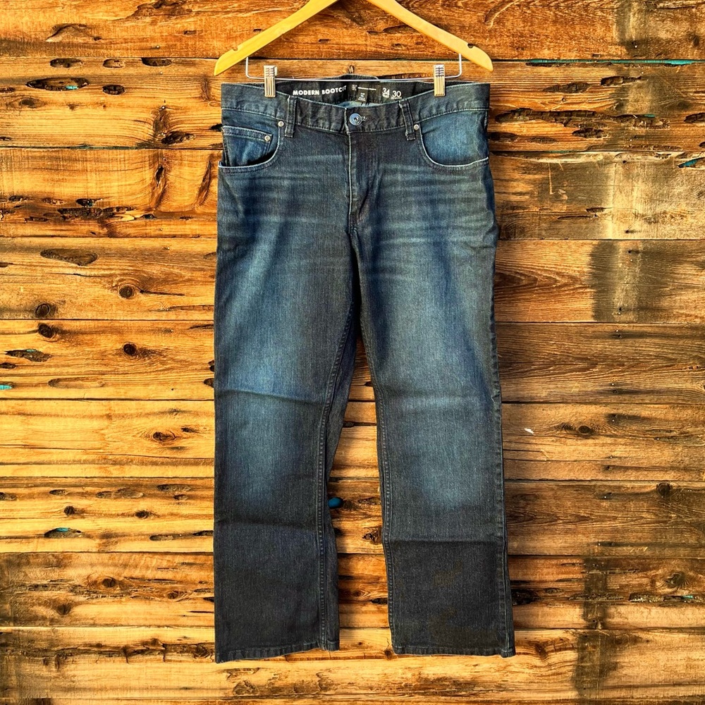 INC | International Concepts Men's Modern Bootcut Blue Jeans 34x30
